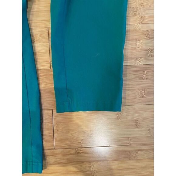 Zac & Rachel Women's Green Dress Pants Size 12 Stretchy Fabric Two Front Pockets - Picture 5 of 9